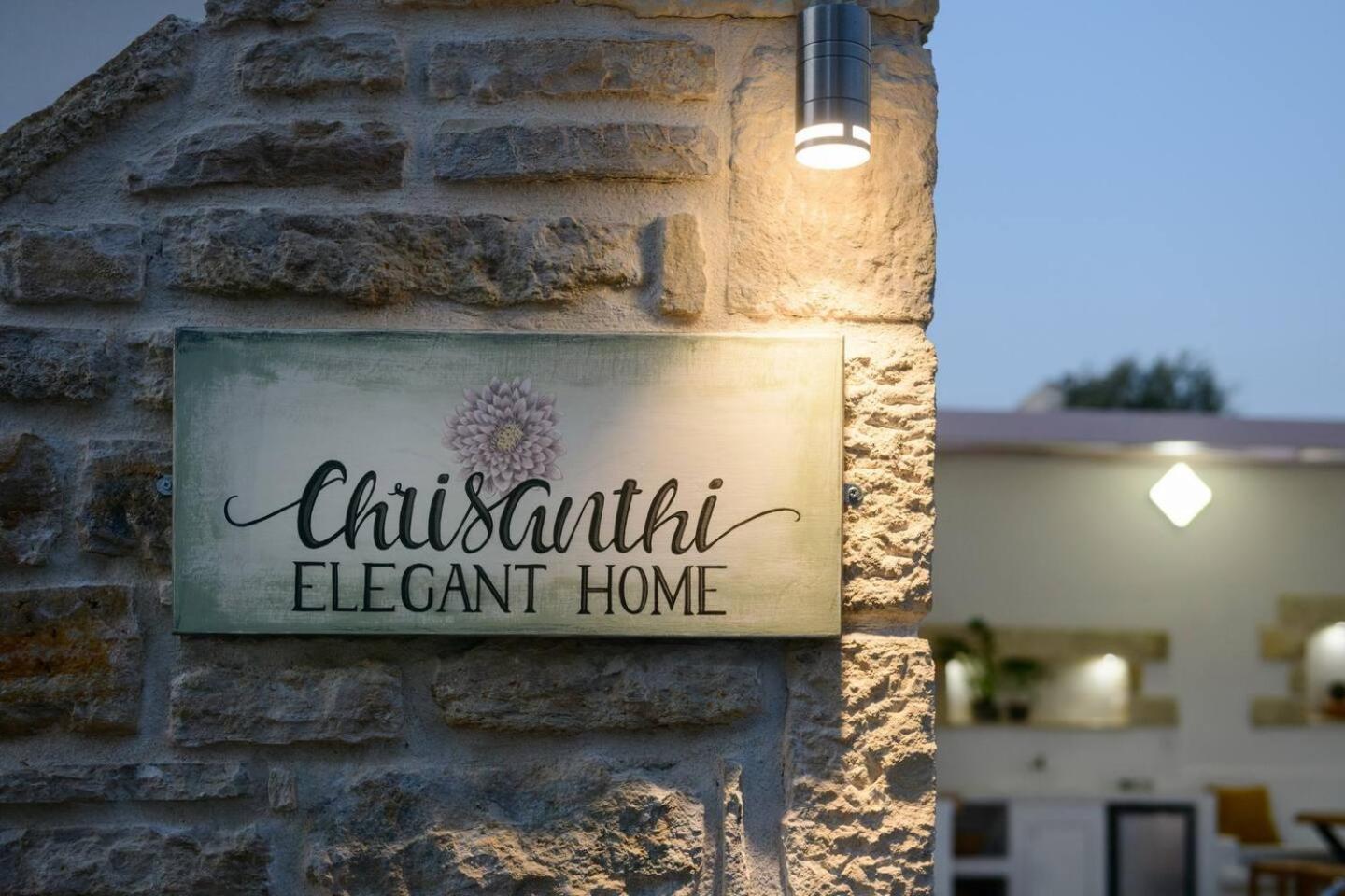 Chrisanthi Elegant Villa Pitsídia Exterior foto